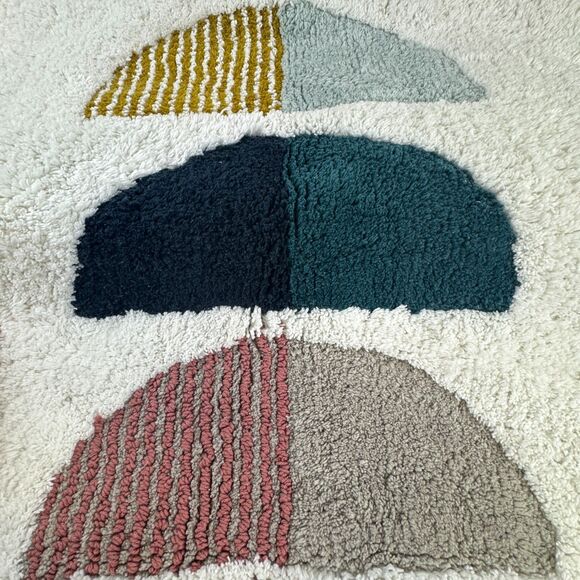 West Elm Half Moon Bath Mat Runner - NEW - Picture 4 of 7